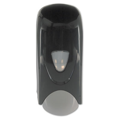 Foam-Eeze Bulk Foam Soap Dispenser With Refillable Bottle, 1 L, 4.88 x 4.75 x 11, Black/Gray