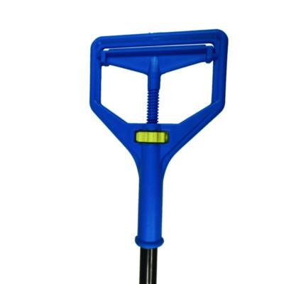 Janitor Style Screw Clamp Mop Handle, 64", Blue