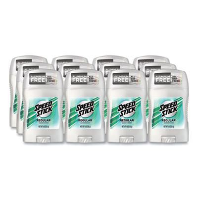 Deodorant, Regular Scent, 1.8 Oz, 12/Carton