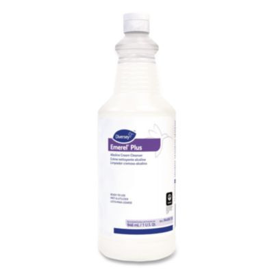 Emerel Plus Cream Cleanser, 32 Oz Squeeze Bottle, 12/Carton