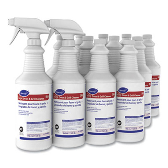 Suma Oven And Grill Cleaner, Neutral, 32 Oz, Spray Bottle, 12/Carton