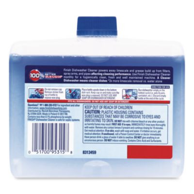 Dishwasher Cleaner, Fresh Scent, 8.45 Oz Bottle, 6/Carton