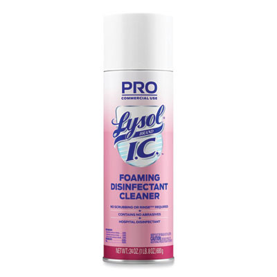 Foaming Disinfectant Cleaner, Fresh Scent, 24 Oz Aerosol Spray, 12/Carton