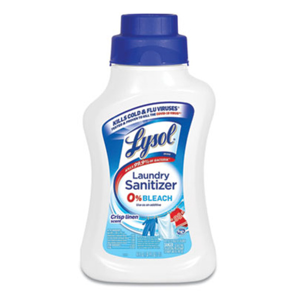 Laundry Sanitizer, Liquid, Crisp Linen, 41 Oz, 6/Carton
