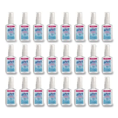 Advanced Hand Sanitizer Refreshing Gel, 2 Oz Pump Bottle, Refreshing Scent, 24/Carton