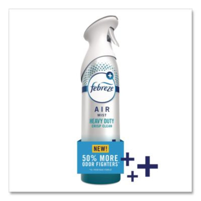 Air, Heavy Duty Crisp Clean, 8.8 Oz Aerosol Spray, 6/Carton
