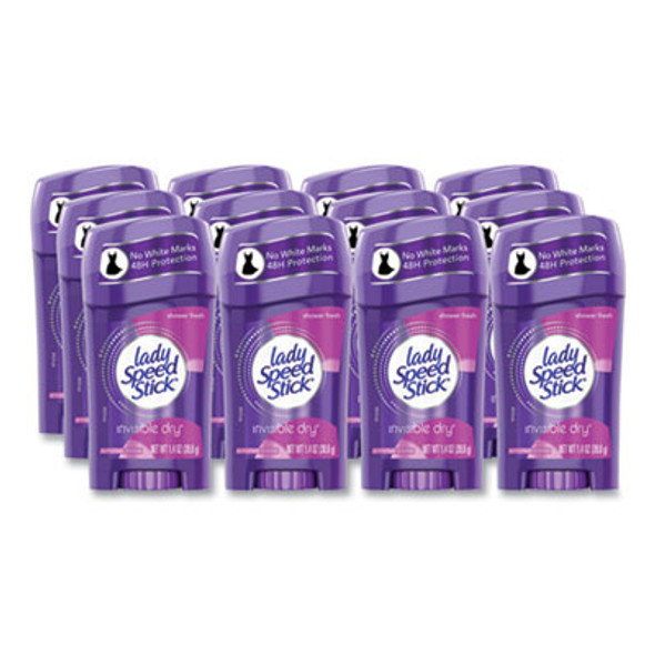 Invisible Dry Antiperspirant, Fresh Scent, 1.4 Oz, 12/Carton