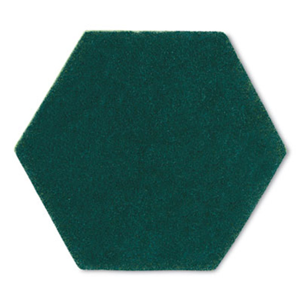 Dual Purpose Scour Pad, 5 x 5.75, Green/Yellow, 15/Carton