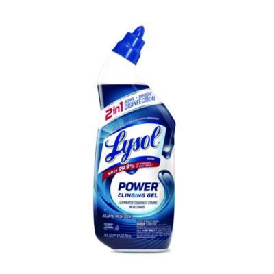 Disinfectant Toilet Bowl Cleaner, Atlantic Fresh Scent, 24 Oz Angle-Neck Bottle, 9/Carton