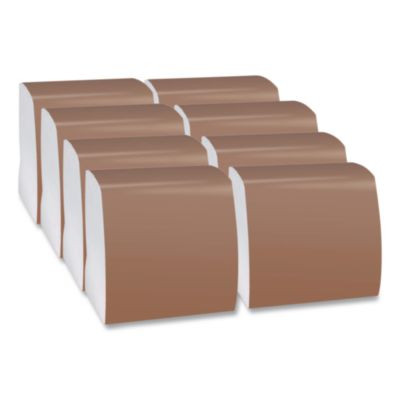 1/4-Fold Dinner Napkins, 1-Ply, 16.75  x 17, White, 250/Pack, 16/Carton