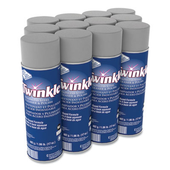Stainless Steel Cleaner And Polish, 17 Oz Aerosol Spray, 12/Carton