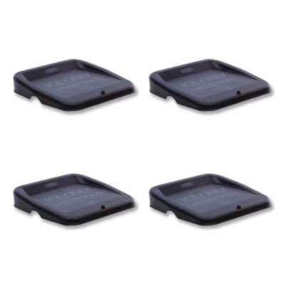 Ice Tote Lid, Black, 4/Carton