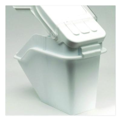 Prosave Shelf Ingredient Bins, 5.4 Gal, 11.5 x 23.5 x 16.88, White, Plastic