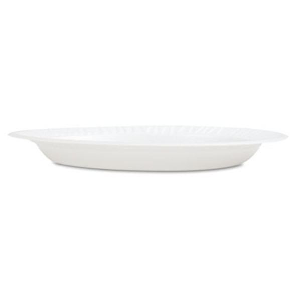 Concorde Foam Plate, 9" Dia, White, 125/Pack, 4 Packs/Carton