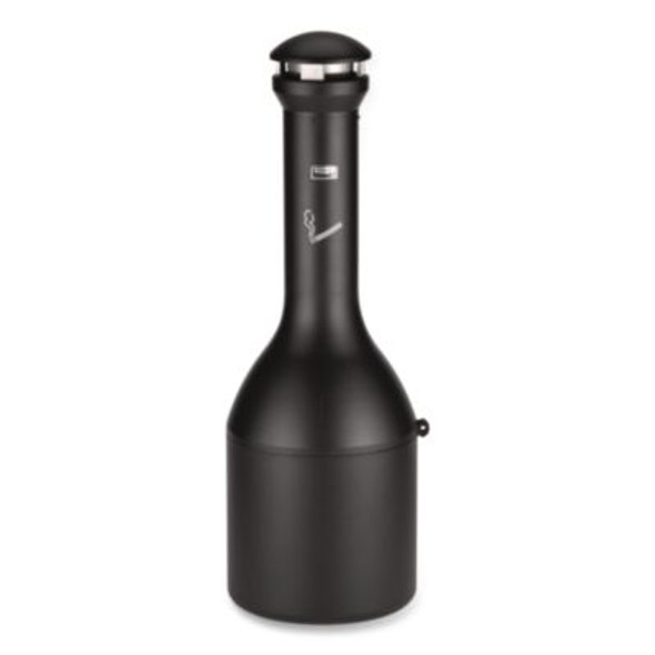 Infinity Traditional Smoking Receptacle, 4.1 Gal, 13 Dia x 39h High, Black