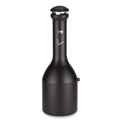 Infinity Traditional Smoking Receptacle, 4.1 Gal, 13 Dia x 39h High, Black