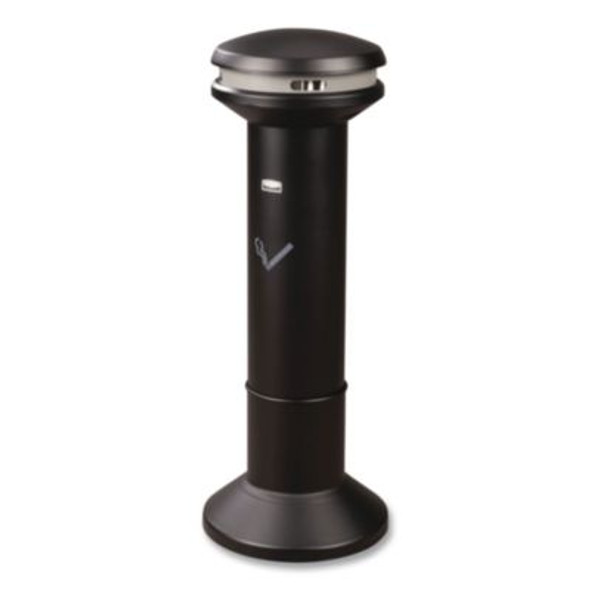 Infinity Ultra-High Capacity Smoking Receptacle, 6.7 Gal, 15.5 Dia x 41.5h, Black