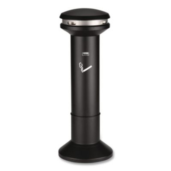 Infinity Ultra-High Capacity Smoking Receptacle, 6.7 Gal, 15.5 Dia x 41.5h, Black
