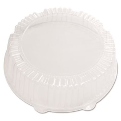 Caterline Dome Lids, 12" Diameter x 2.75" h, Clear, Plastic, 25/Carton