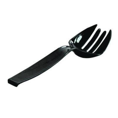 Caterline Plastic Serving Forks, 9", Black, 144/Carton