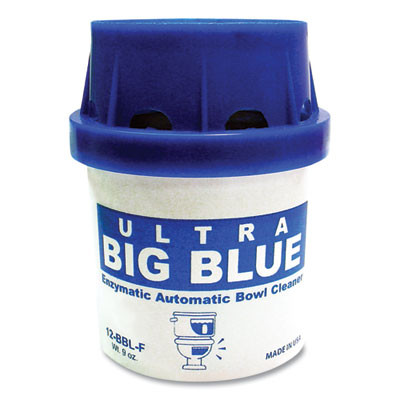 In-Tank Blue Automatic Toilet Bowl Cleaner, Unscented, 9 Oz Canister, 12/Box