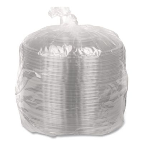 Caterline Pack n' Serve Plastic Lids, Dome Lid, 12" Diameter x 1.5" h, Clear, 25/Carton
