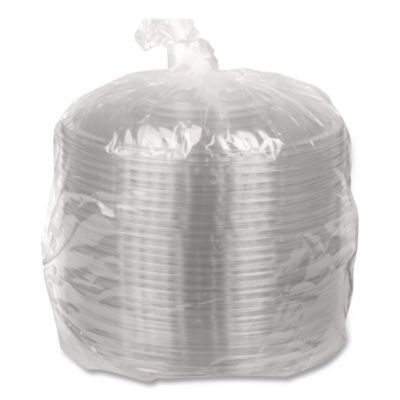 Caterline Pack n' Serve Plastic Lids, Dome Lid, 10" Diameter x 1.38" h, Clear, 25/Carton