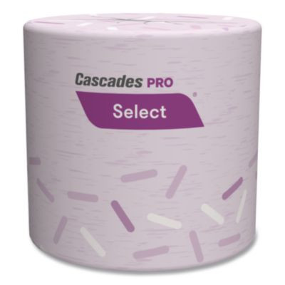 Select Standard Bath Tissue, Septic Safe, 2-Ply, White, 4 x 3.19, 500 Sheets/Roll, 96 Rolls/Carton