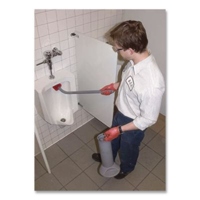 Replacement Heads For Ergo Toilet-Bowl-Brush System, Red, 2/Pack