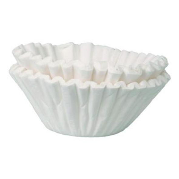Coffee Filters, 8 To 12 Cup Size, Flat Bottom, 100/Pack