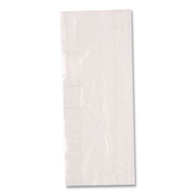 Ice Bucket Liner Bags, 96 Oz, 0.24 Mil, 12" x 12", Clear, 1,000/Carton