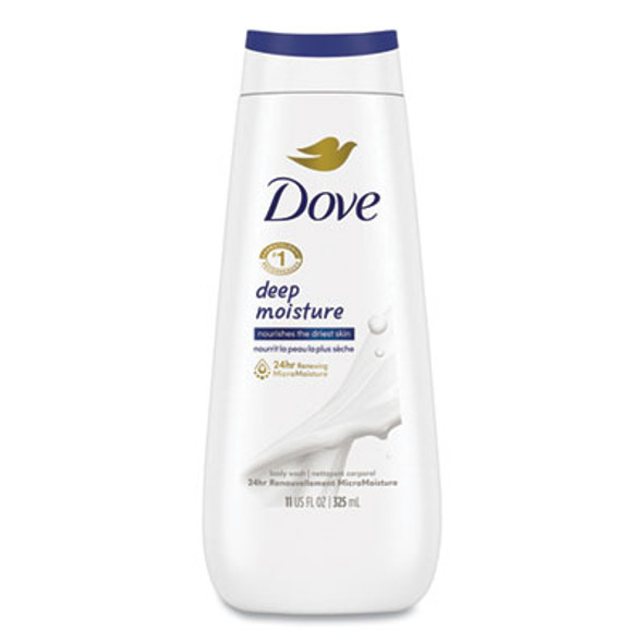Dove Body Wash Deep Moisture, 11 Oz, 6/Carton