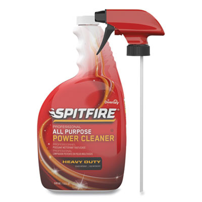 Spitfire All Purpose Power Cleaner, Fresh Crisp Pine Scent, Liquid, 32 Oz Spray Bottle, 4/Carton