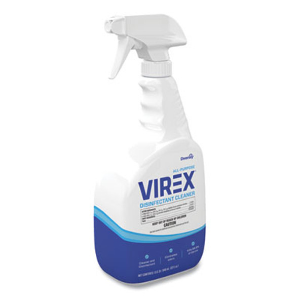 Virex All-Purpose Disinfectant Cleaner, Citrus Scent, 32 Oz Spray Bottle, 8/Carton