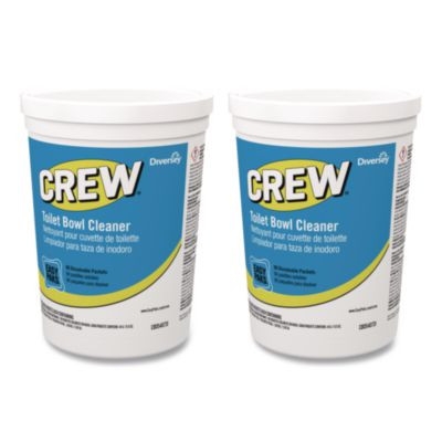 Crew Easy Paks Toilet Bowl Cleaner, Fresh Floral Scent, 0.5 Oz Packet, 90 Packets/Tub, 2 Tubs/Carton