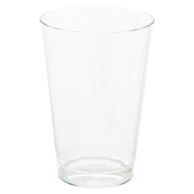 Classic Crystal Plastic Tumblers, 12 Oz, Clear, Fluted, Tall, 20/Pack, 12 Packs/Carton