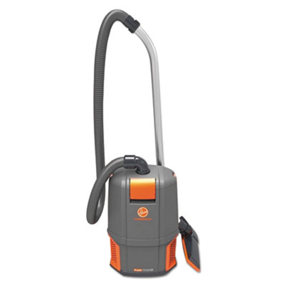 Hushtone Backpack Vacuum, 6 Qt Tank Capacity, Gray/Orange
