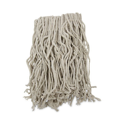 Mop Head, Cotton, Cut-End, White, 4-Ply, #16 Band, 12/Carton