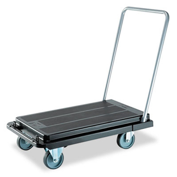 Heavy-Duty Platform Cart, 300 Lb Capacity, 21 x 32.5 x 37.5, Black