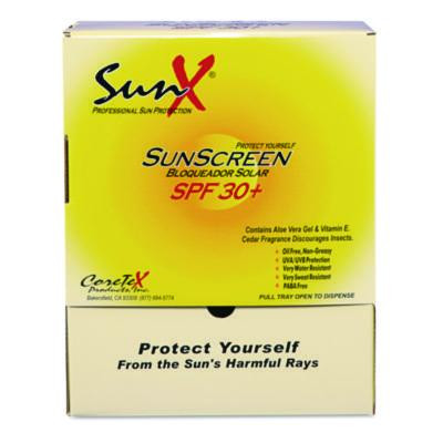 Spf30 Sunscreen, Single Dose Pouch, 100/Box