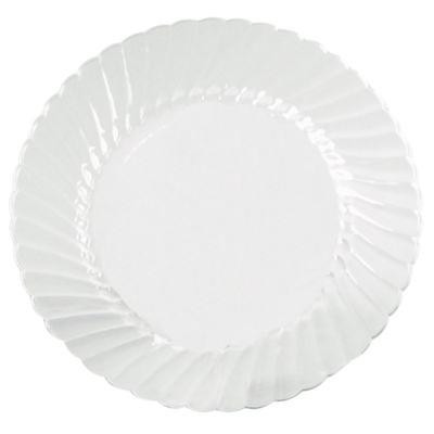 Classicware Plates, Plastic, 9" Dia, Clear, 10/Bag, 18 Bags/Carton