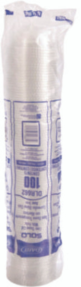 Dome-Top Cold Cup Lids, Fits 16 Oz Cold Cups, Plastic, Clear, 1,000/Carton