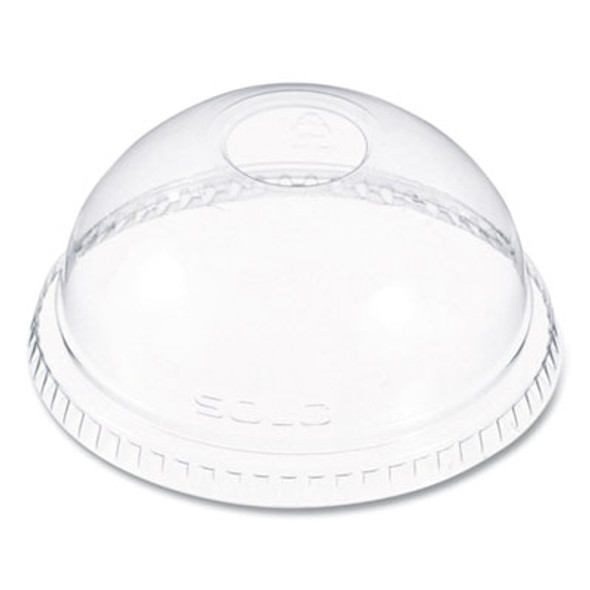 Dome-Top Cold Cup Lids, Fits 16 Oz Cold Cups, Plastic, Clear, 1,000/Carton