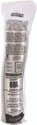 Open-Top Dome Lid, With 1.9" Dia Hole, Fits 16 Oz To 24 Oz Cold Cups, Plastic, Clear, 1,000/Carton
