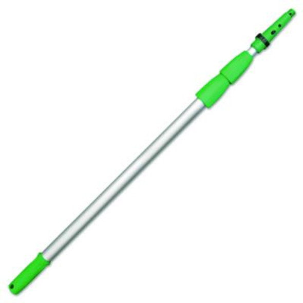 Opti-Loc Extension Pole, 20 Ft, Three Sections, Green/Silver