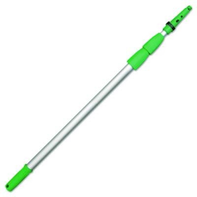 Opti-Loc Extension Pole, 30 Ft, Three Sections, Green/Silver