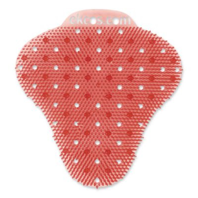 Ekcoscreen Urinal Screens, Melon Scent, Red, 12/Carton