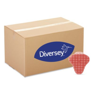 Ekcoscreen Urinal Screens, Melon Scent, Red, 12/Carton