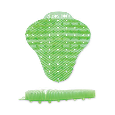 Ekcoscreen Urinal Screens, Apple Scent, Green, 12/Carton