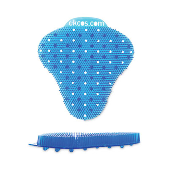 Ekcoscreen Urinal Screens, Fresh Scent, Blue, 12/Carton